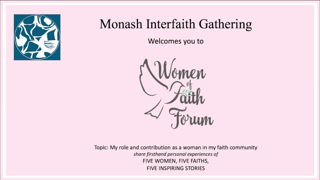 Women Of Faith Forum – 23 September 2021